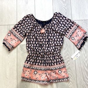 NWT Takara Girls Romper